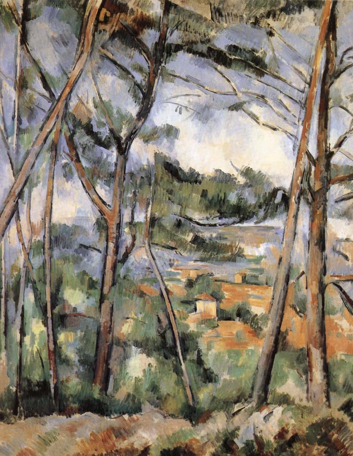 Paul Cezanne solitary river plain
